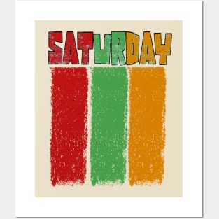 Saturday Flag Posters and Art